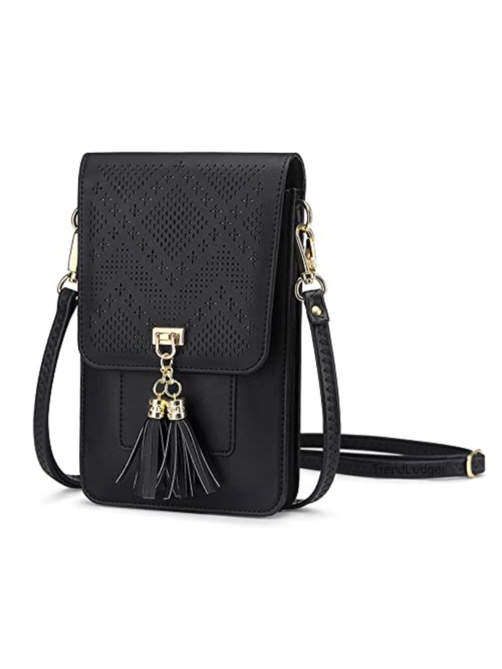 Small Crossbody Bag Vegan Leather RFID Wallet Purse with Card Slots